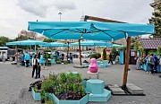 Уличные зонты на боковой и центральной опоре Симферополь