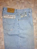 Продам джинсы синий 50-52 по талии 88см, ширина верха брючины 67см Новосибирск объявление с фото