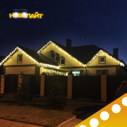 Новогоднее освещение домов, подсветка фасадов Ростов-на-Дону объявление с фото