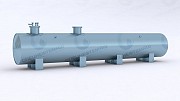 Горизонтальные стальные резервуары РГС, РГДС для нефтепродуктов Москва объявление с фото