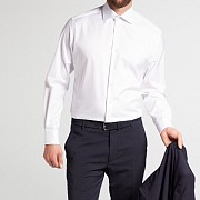 Продам мужские рубашки белые размеры по воротничку 42 - 16/1, 43 - 17 eterna excellent Германия Новосибирск объявление с фото