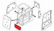 Стекло лобовое нижнее (триплекс) 4651654 HITACHI серия ZAXIS-3 Екатеринбург объявление с фото