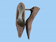 Туфли женские замшевые светло-коричневые 40 размера, итальянские Краснодар объявление с фото