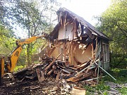 Демонтаж старого домика на даче и строительство дачного дома Пенза