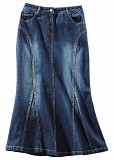 Продам джинс женская юбка 48-50 Германия фирма John Baner Новосибирск объявление с фото