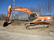 Гусеничный экскаватор Doosan 255, 2011 г, 2 ковша + молот Санкт-Петербург объявление с фото