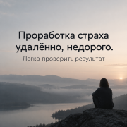 Помощь в проработке страхов Москва