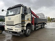 Бортовой автомобиль с КМУ HANGLIM KS2056SM на базовом шасси FAW CA3250, 6х4 Челябинск