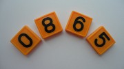 Номерной блок для ремней (от 0 до 9 желтый) КРС Новосибирск объявление с фото