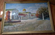 Картина Спасо-Преображенская церковь в Гостином ряду, холст, масло Ставрополь объявление с фото