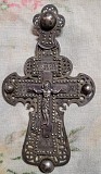 серебряный наперсный крест, Императорская Россия Ставрополь объявление с фото