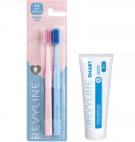 Мануальные щетки Revyline SM6000 DUO (розовая и голубая) и зубная паста Smart Калининград объявление с фото