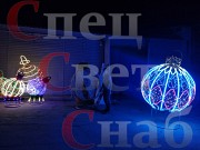 Интернет магазин производителя уличных гирлянд и новогодних световых фигур и украшений. Снежинск