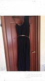 Платье сарафан длинный 46 48 m/l черный вискоза нейлон пояс золото кожзам вечернее новое нарядное на Москва объявление с фото